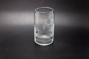 Colorado Springs Skyline Glass Can Coffee Cup - Urban and Etched