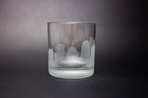 Saint Paul  Skyline Rocks Glass Barware - Urban and Etched
