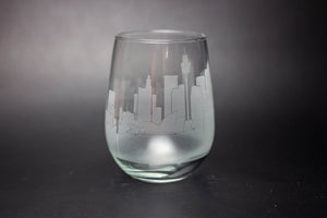 Sydney Skyline Wine Glass Barware - Urban and Etched