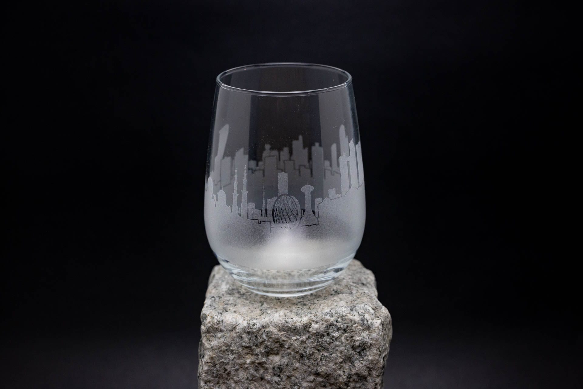 Monogrammed Wine Glass  Urban Custom Designing