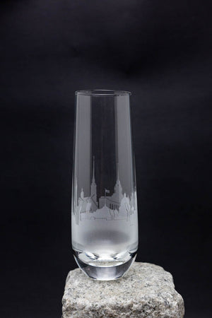 St. Petersburg, Russia Etched Stemless Champagne Flute